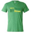 St Patricks Day Mens Shirt 10% Irish 90% Drunk Tri Blend V-neck Tee