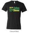 St Patricks Day Mens Shirt 10% Irish 90% Drunk Tri Blend V-neck Tee