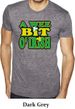 St Patricks Day Mens Shirt A Wee Bit Irish Shamrock Burnout Tee