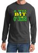 St Patricks Day Mens Shirt A Wee Bit Irish Shamrock Long Sleeve Tee