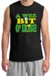 St Patricks Day Mens Shirt A Wee Bit Irish Shamrock Muscle Tee T-Shirt