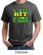 St Patricks Day Mens Shirt A Wee Bit Irish Shamrock Organic Tee