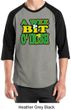 St Patricks Day Mens Shirt A Wee Bit Irish Shamrock Raglan Tee T-Shirt