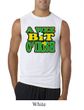 St Patricks Day Mens Shirt A Wee Bit Irish Shamrock Sleeveless Tee