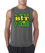 St Patricks Day Mens Shirt A Wee Bit Irish Shamrock Sleeveless Tee