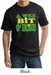 St Patricks Day Mens Shirt A Wee Bit Irish Shamrock Tall Tee T-Shirt