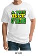 St Patricks Day Mens Shirt A Wee Bit Irish Shamrock Tall Tee T-Shirt