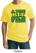 St Patricks Day Mens Shirt A Wee Bit Irish Shamrock Tall Tee T-Shirt