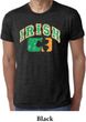 St Patricks Day Mens Shirt Distressed Irish Shamrock Burnout Tee