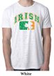 St Patricks Day Mens Shirt Distressed Irish Shamrock Burnout Tee