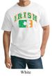St Patricks Day Mens Shirt Distressed Irish Shamrock Tall Tee T-Shirt