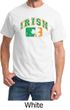 St Patricks Day Mens Shirt Distressed Irish Shamrock Tee T-Shirt