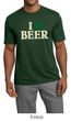 St Patricks Day Mens Shirt I Love Beer Moisture Wicking Tee T-Shirt