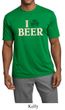 St Patricks Day Mens Shirt I Love Beer Moisture Wicking Tee T-Shirt