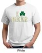 St Patricks Day Mens Shirt I Love Beer Organic Tee T-Shirt
