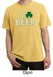 St Patricks Day Mens Shirt I Love Beer Pigment Dyed Tee T-Shirt