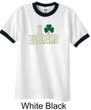 St Patricks Day Mens Shirt I Love Beer Ringer Tee T-Shirt