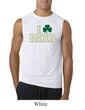 St Patricks Day Mens Shirt I Love Beer Sleeveless Tee T-Shirt