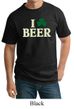 St Patricks Day Mens Shirt I Love Beer Tall Tee T-Shirt