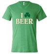 St Patricks Day Mens Shirt I Love Beer Tri Blend V-neck Tee T-Shirt