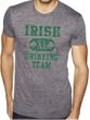 St Patricks Day Mens Shirt Irish Drinking Team Burnout Tee T-Shirt