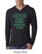 St Patricks Day Mens Shirt Irish Drinking Team Lightweight Hoodie Tee