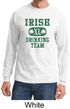 St Patricks Day Mens Shirt Irish Drinking Team Long Sleeve Tee T-Shirt