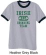 St Patricks Day Mens Shirt Irish Drinking Team Ringer Tee T-Shirt