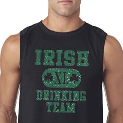 St Patricks Day Mens Shirt Irish Drinking Team Sleeveless Tee T-Shirt St Patricks Day Mens Shirt Irish Drinking Team Sleeveless Tee T-Shirt