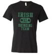 St Patricks Day Mens Shirt Irish Drinking Team Tri Blend V-neck Tee