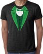St Patricks Day Mens Shirt Irish Tuxedo Burnout Tee T-Shirt