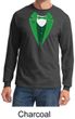 St Patricks Day Mens Shirt Irish Tuxedo Long Sleeve Tee T-Shirt