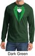 St Patricks Day Mens Shirt Irish Tuxedo Long Sleeve Tee T-Shirt