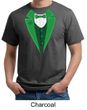 St Patricks Day Mens Shirt Irish Tuxedo Organic Tee T-Shirt