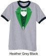 St Patricks Day Mens Shirt Irish Tuxedo Ringer Tee T-Shirt
