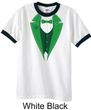 St Patricks Day Mens Shirt Irish Tuxedo Ringer Tee T-Shirt