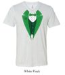 St Patricks Day Mens Shirt Irish Tuxedo Tri Blend V-neck Tee T-Shirt