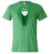 St Patricks Day Mens Shirt Irish Tuxedo Tri Blend V-neck Tee T-Shirt