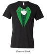 St Patricks Day Mens Shirt Irish Tuxedo Tri Blend V-neck Tee T-Shirt