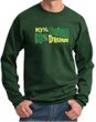 St Patricks Day Mens Sweatshirt 10% Irish 90% Drunk Sweat Shirt