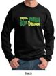 St Patricks Day Mens Sweatshirt 10% Irish 90% Drunk Sweat Shirt