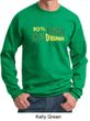 St Patricks Day Mens Sweatshirt 10% Irish 90% Drunk Sweat Shirt