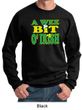 St Patricks Day Mens Sweatshirt A Wee Bit Irish Shamrock Sweat Shirt