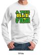 St Patricks Day Mens Sweatshirt A Wee Bit Irish Shamrock Sweat Shirt