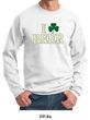 St Patricks Day Mens Sweatshirt I Love Beer Sweat Shirt