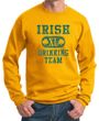 St Patricks Day Mens Sweatshirt Irish Drinking Team Sweat Shirt