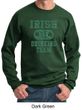 St Patricks Day Mens Sweatshirt Irish Drinking Team Sweat Shirt