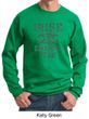 St Patricks Day Mens Sweatshirt Irish Drinking Team Sweat Shirt
