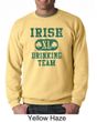 St Patricks Day Mens Sweatshirt Irish Drinking Team Sweat Shirt