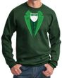 St Patricks Day Mens Sweatshirt Irish Tuxedo Sweat Shirt